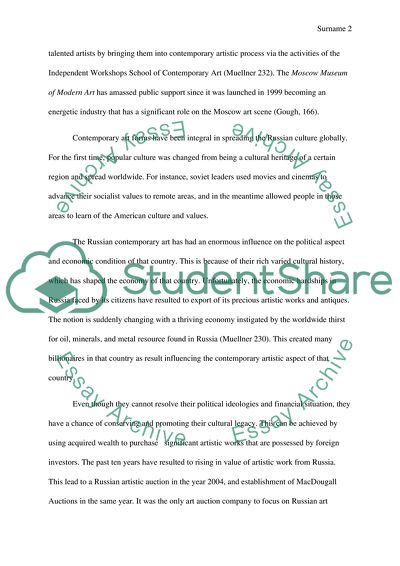 Russian Modern and Contemporary Art