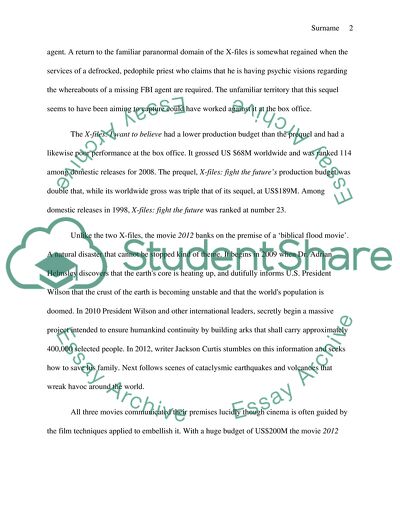 Comparison of Three Science Fiction Films