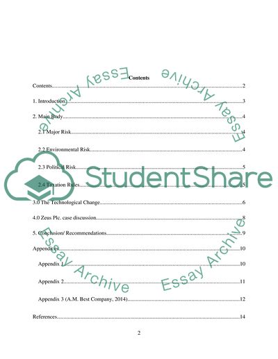 Risks Of The Mining Project By Zeus Plc