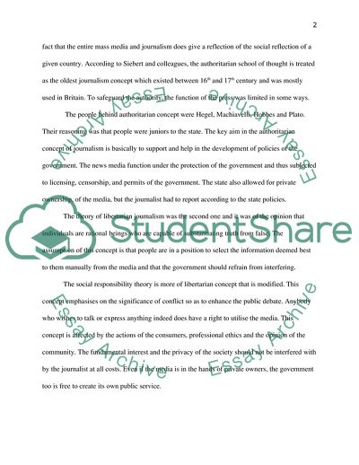 Objectivity in Professional Journalism