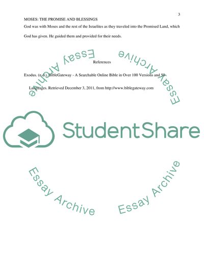 The Promise and The Blessings