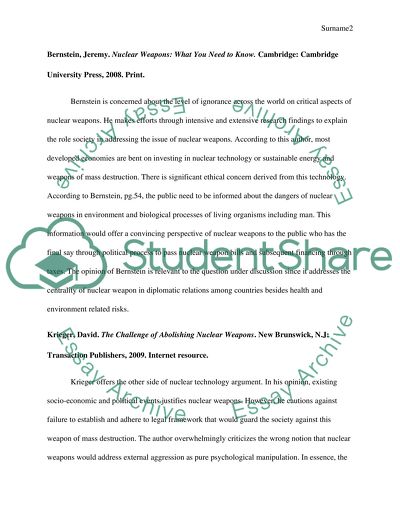 Literary Sources in Nuclear Weapons