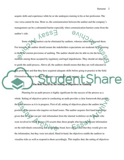 The roles of an Auditor in Discovering Illegal Acts