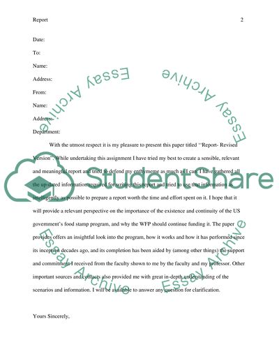 The American Food Stamp Program Should Continue to Be Funded by World Food Program
