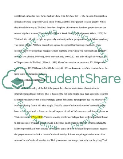 Hill Tribes Children in Northern Thailand