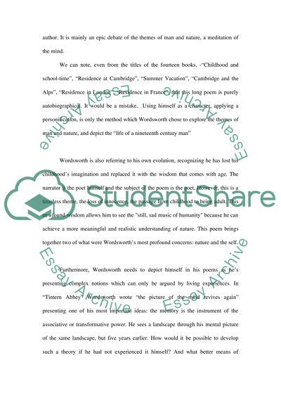 How Applicable Is This to the Work of Wordsworth