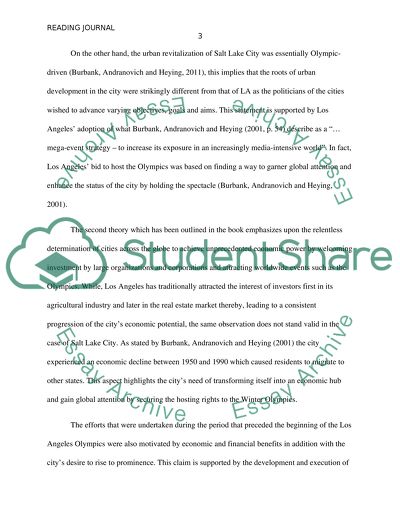 Olympic Dreams by Burbank, Andranovich and Heying