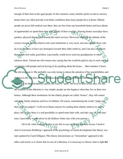 Discussion Board - Ethics