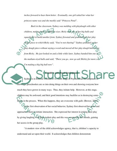 Behavioral observation