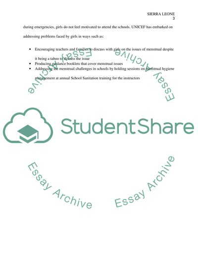 The Ministry of Health and Sanitation in Sierra Leone