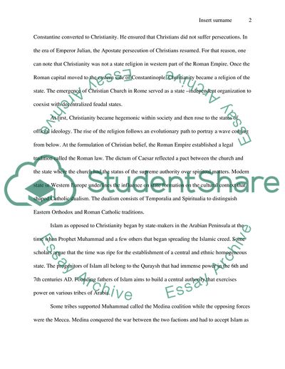 Differences between Islam and Christianity