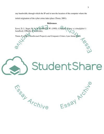 Management Information System: Computer Crimes