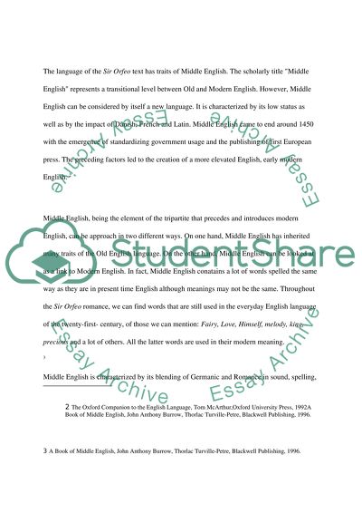 The Auchinleck Manuscript: Middle English Language