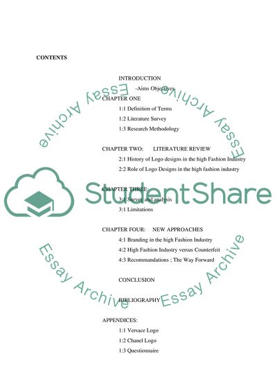 Logo Design as Corporate Identity Tool in High Fashion Industry