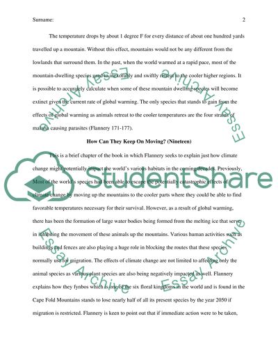 Summarization for 7 chapter of the weather makers