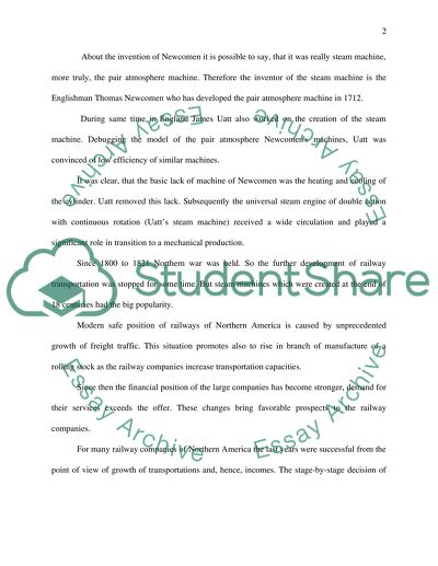 Development of the Modern Railroad in America