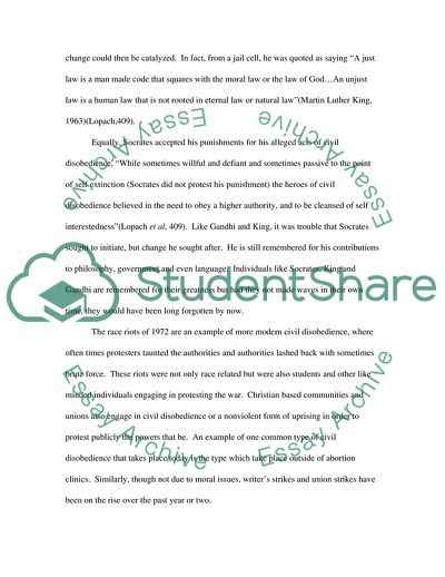 Supporting Civil Disobedience in the Society