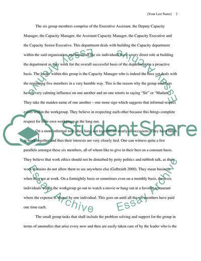 Small-Group Speech Performance Analysis