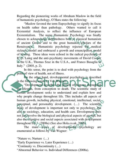 Domestic Violence and Developmental Psychology