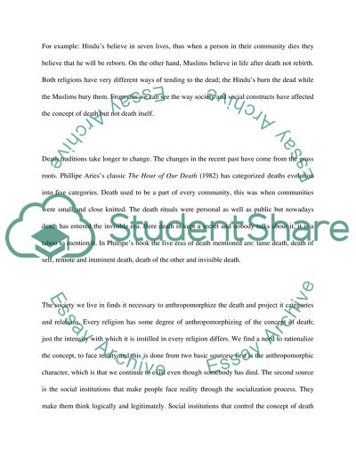 Death Is a Social Construct