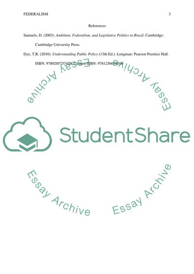 The Concept of American Federalism