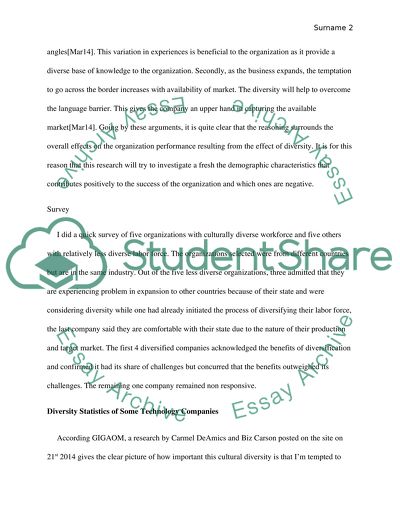 Effects of Cultural Diversity in Work Places