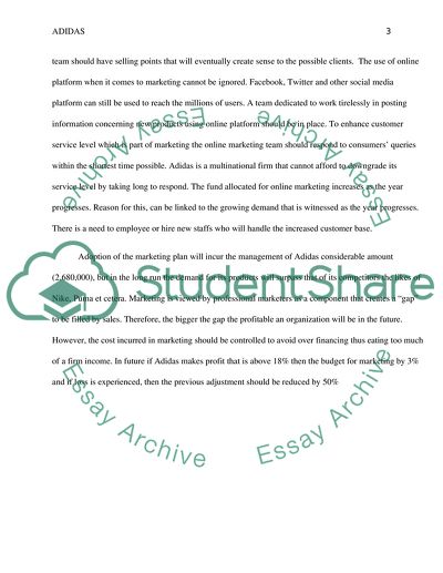 Sports Marketing and Media: Milestone 4 Financial forecast and Executive Summary