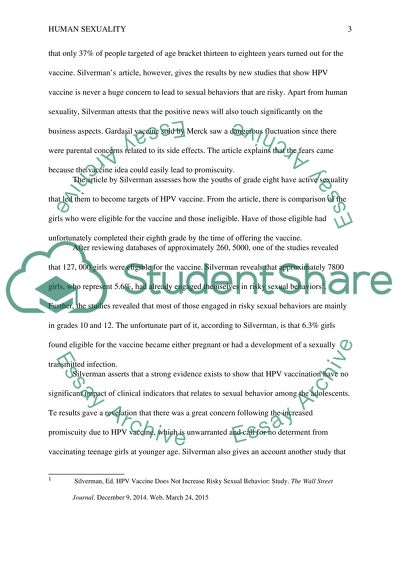 Human Sexuality Issues