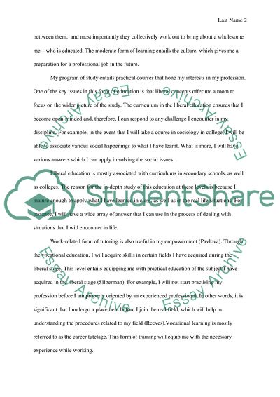 Philosophy of education