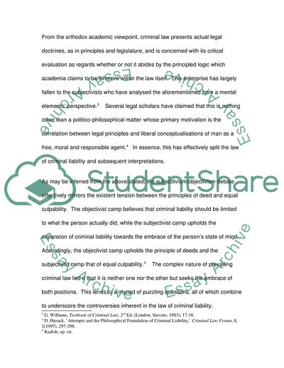 The Subjectivism/Objectivism Debate