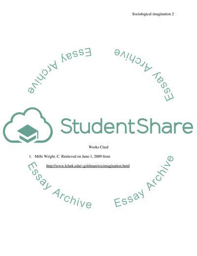 Sociological Imagination as the Process