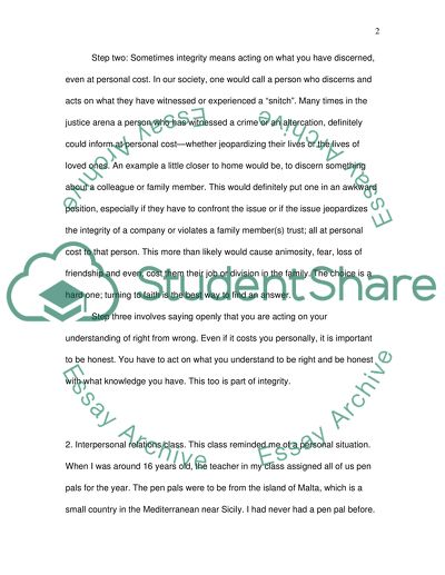 Reflecting on Classes as a Way to Improve Ones Education