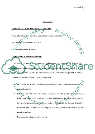 Financial Accounting and Management Accounting