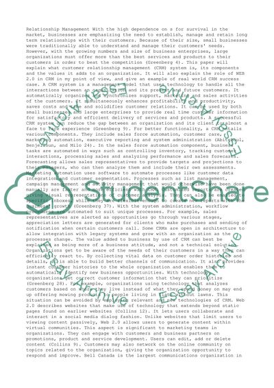 Customer Relationship Management