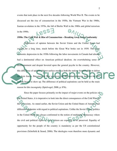 The Most Significant Events in the Decades Following World War II