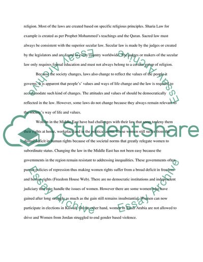 Islamic Law and its Hearings and Trials