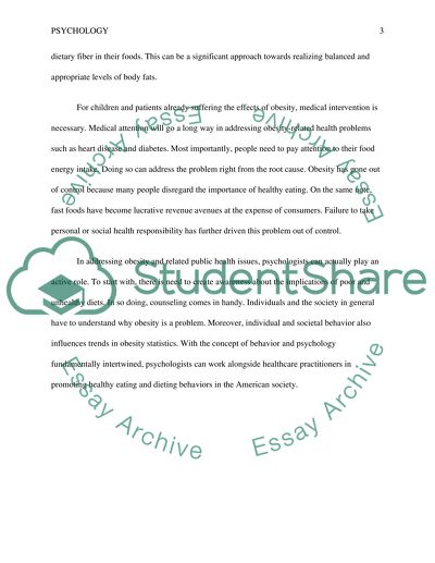Obesity, huge epidemic in the United States