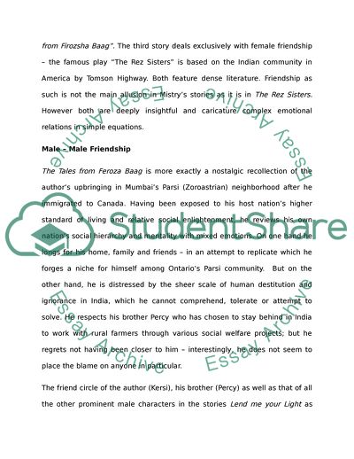 Male and Female Friendship