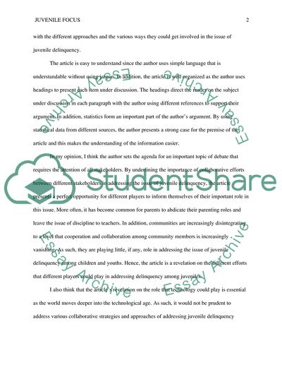 Strategies That Focus on Gang Prevention