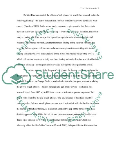 Are Cell Phones Really Dangerous to People