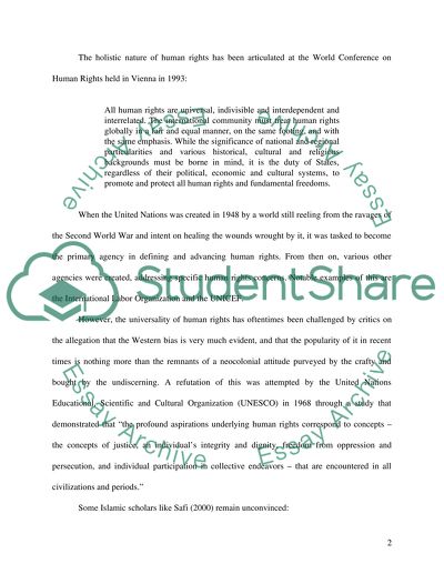 Human Rights and democratic society