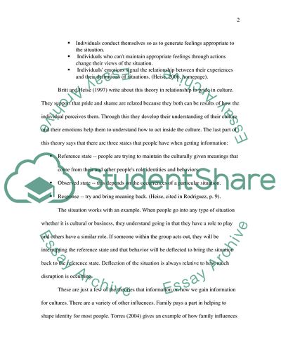 The Relationship between Culture and Identity