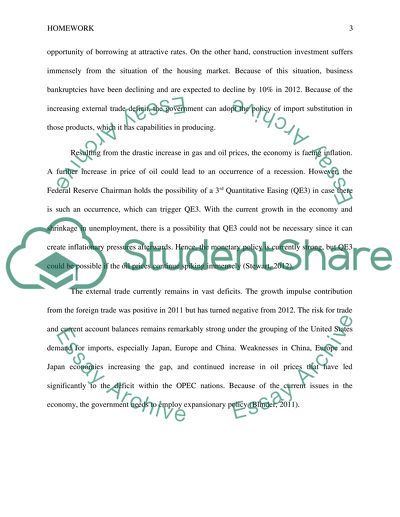 Some US Economic Indicators