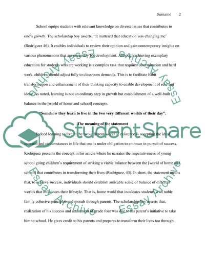 Two Different Worlds