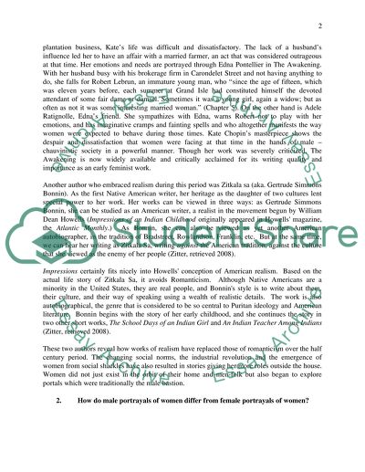 Women Authors as a Mirror of Society