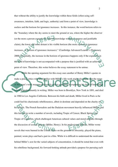 ignorance in education essay