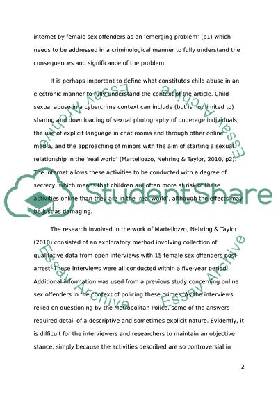 Female Sex Offenders