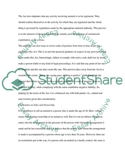 Animal Welfare Act 2006 Compiled by Graham Shelbourne