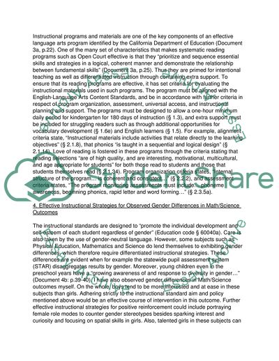 Early Childhood Education Discussion