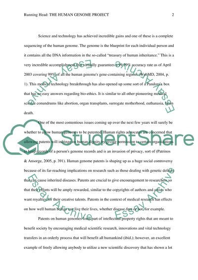 Human Genome Patenting